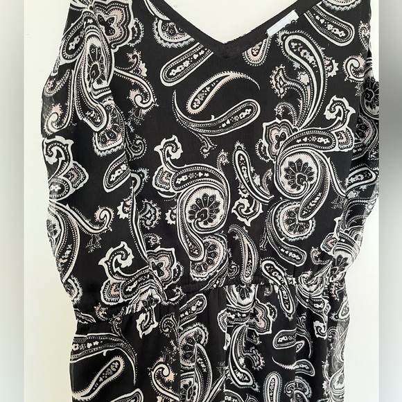 Vero moda Black White and pink Paisley Dress size small - Picture 4 of 6